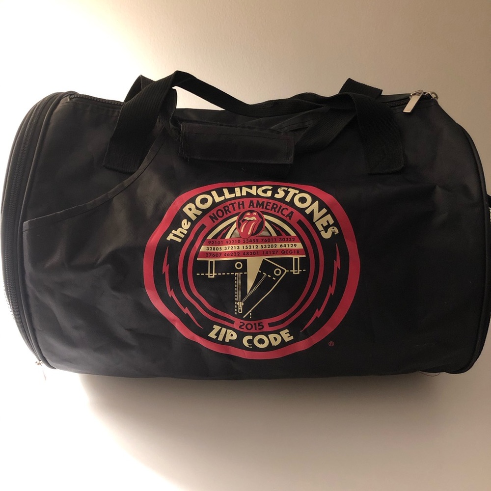 Rolling Stones zip code tour Duffel bag